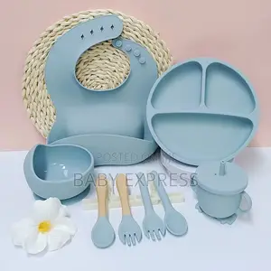 New Silicone Baby Feeding Set