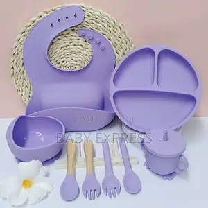 New Silicone Baby Feeding Set