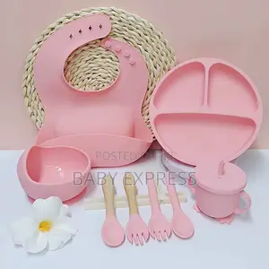 New Silicone Baby Feeding Set