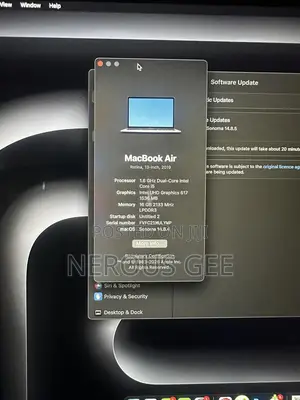 Laptop Apple MacBook Air 2019 16GB Intel Core i5 eMMC 512GB