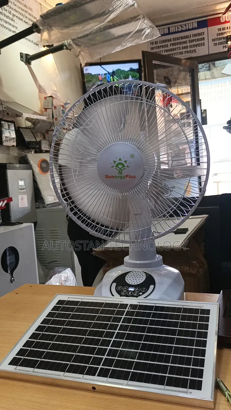 Solar Table Top Fan