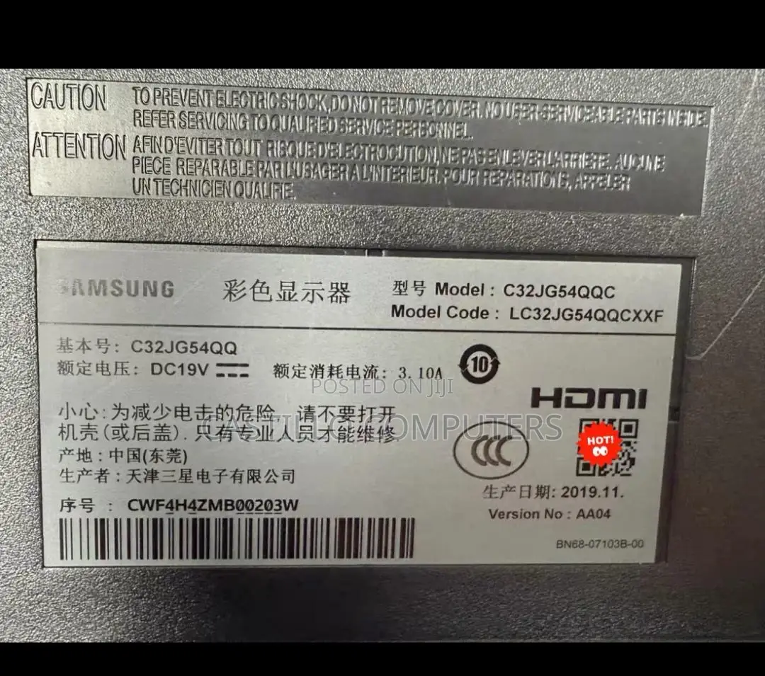 32 Samsung Odyssey G5 Gaming Monitor