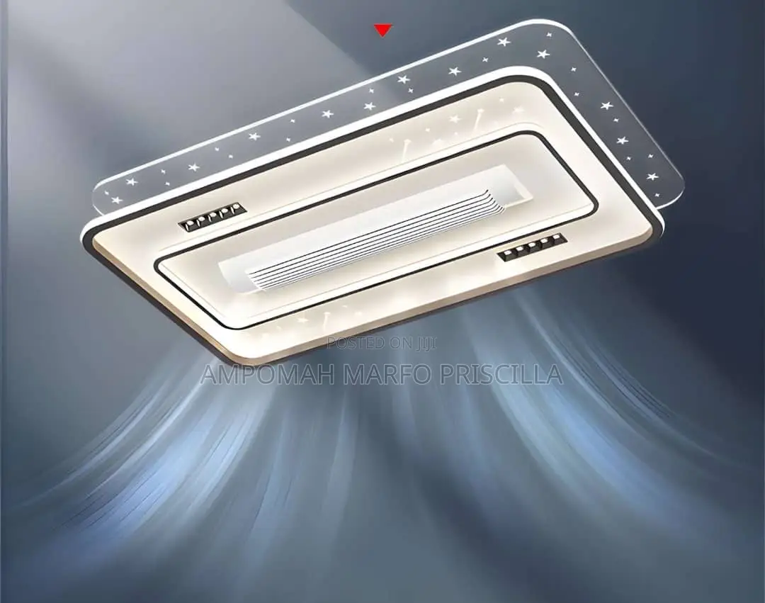Blade-Less Ceiling Light With Movable Fan Function Like A.C