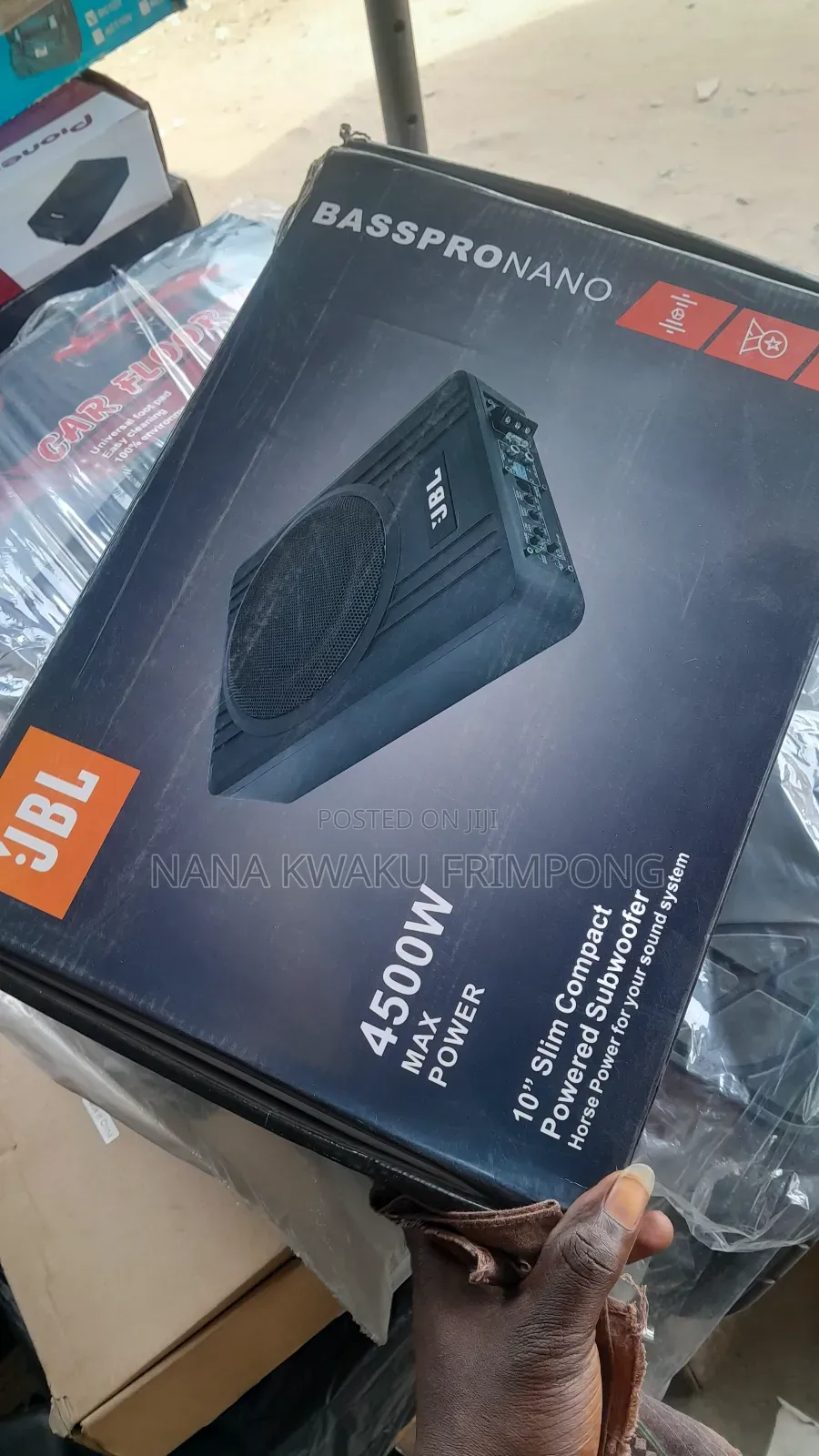 Flat Subwoofer (Jbl) 4500w Max Power for Cars Available