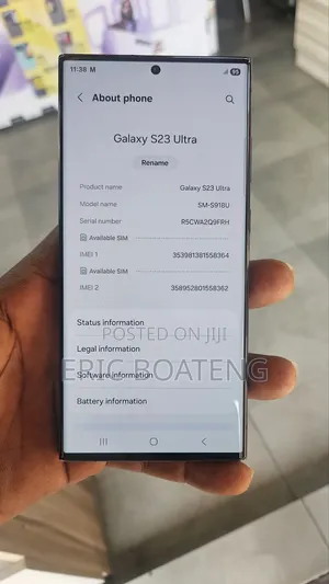 Samsung Galaxy S23 Ultra 256 GB Black