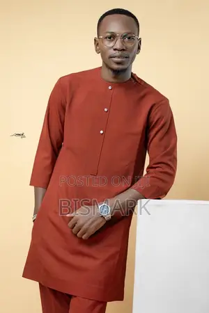 Men Wine Kaftan