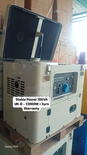 Reliable Uk-D 10kva Generator 13000w – 10kva Power, 5yrs Warranty