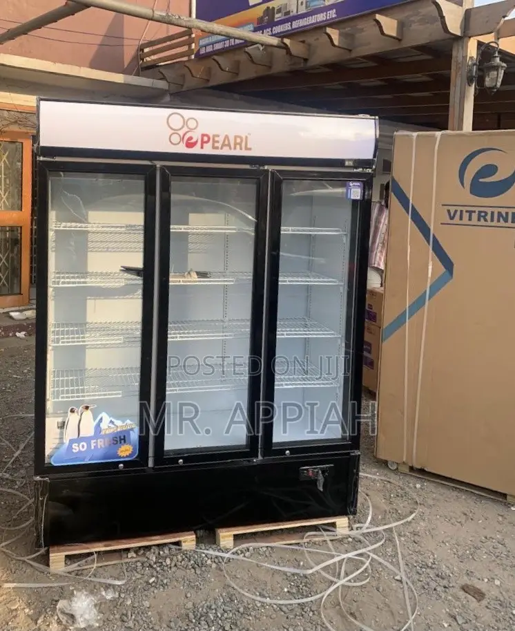 Pearl 3 Door Electric Beverage Cooler(Glass) 