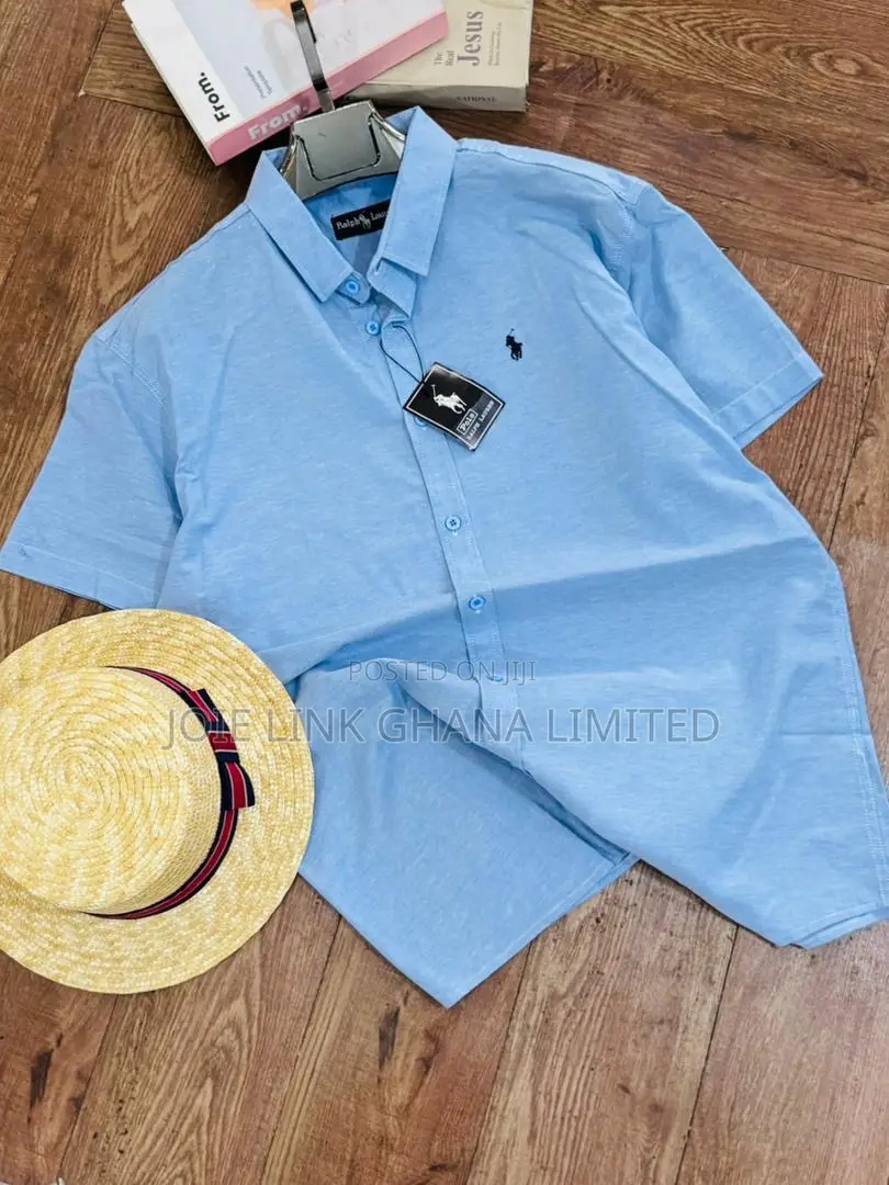 Premium Polo Linen Short Sleeves Shirts Available Im Various Colors