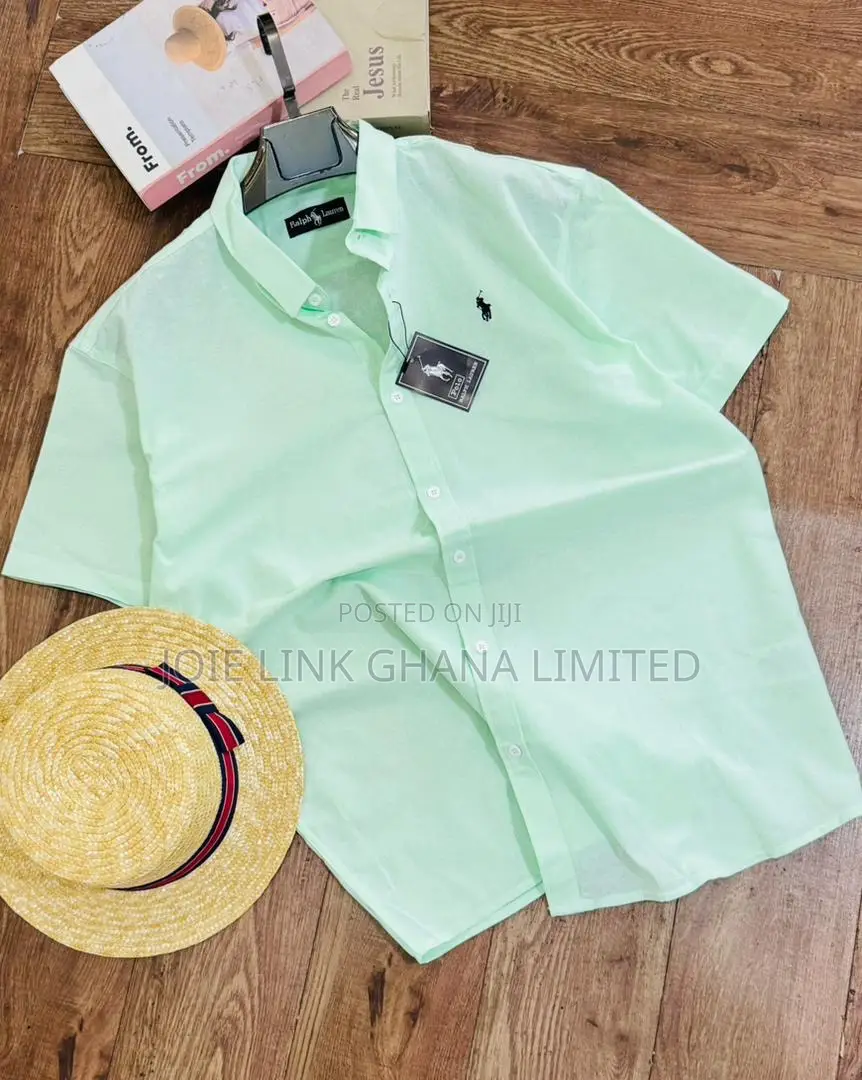 Premium Polo Linen Short Sleeves Shirts Available Im Various Colors