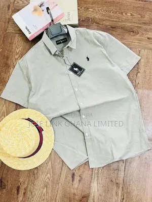 Premium Polo Linen Short Sleeves Shirts Available Im Various Colors