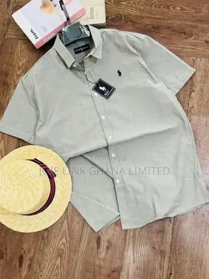 Premium Polo Linen Short Sleeves Shirts Available Im Various Colors