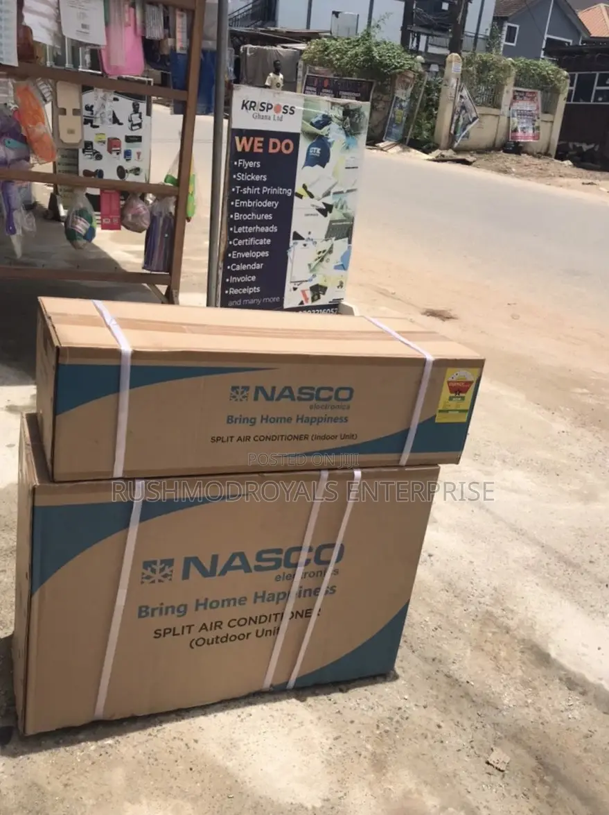 Nasco 1.5hp Turbo-Cooling Split Ac With Copper Condenser