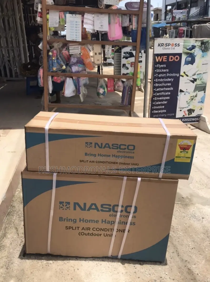 Nasco 1.5hp Turbo-Cooling Split Ac With Copper Condenser