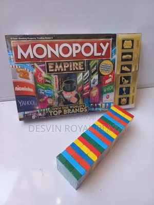 Coloured Jenga + Monopoly Empire