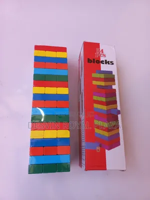 Jenga Giant Colored (54 Blocks )