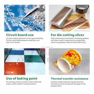 Sublimation Tape Heat Press Polyimide Film Adhesive Tape High Temperat