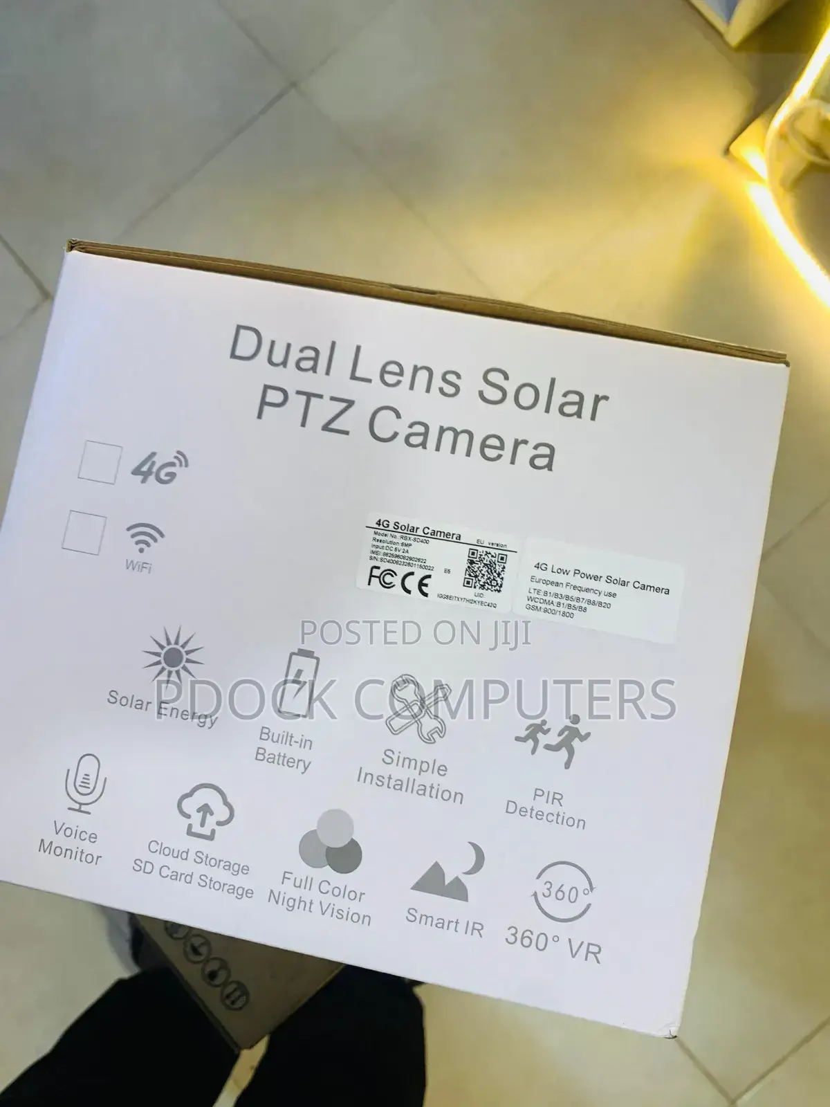 Ubox 4g PTZ Smart Solar Outdoor Camera