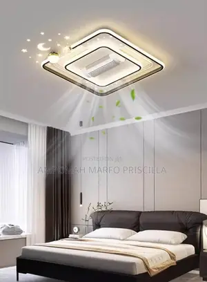Bladeless Luxurious A.C Ceiling Fan Light