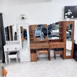 Dressing Mirror With a Side Wardrobe