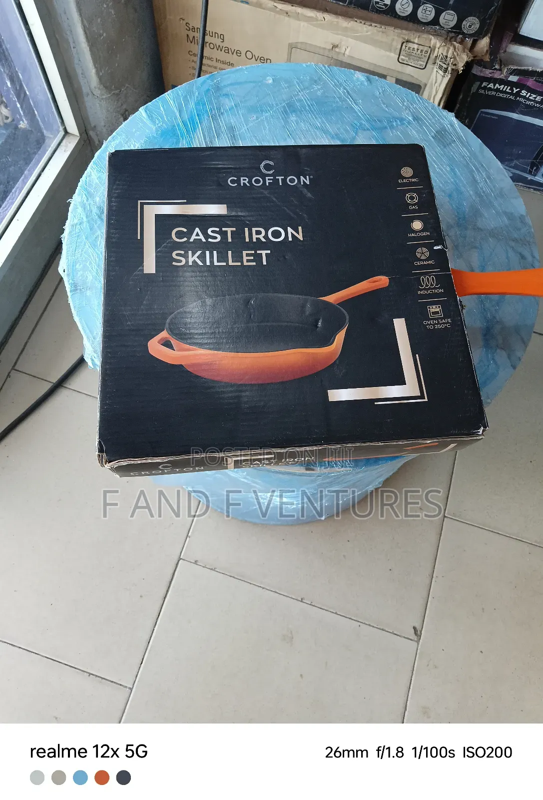 Cast Iron Frying Pan- Uk