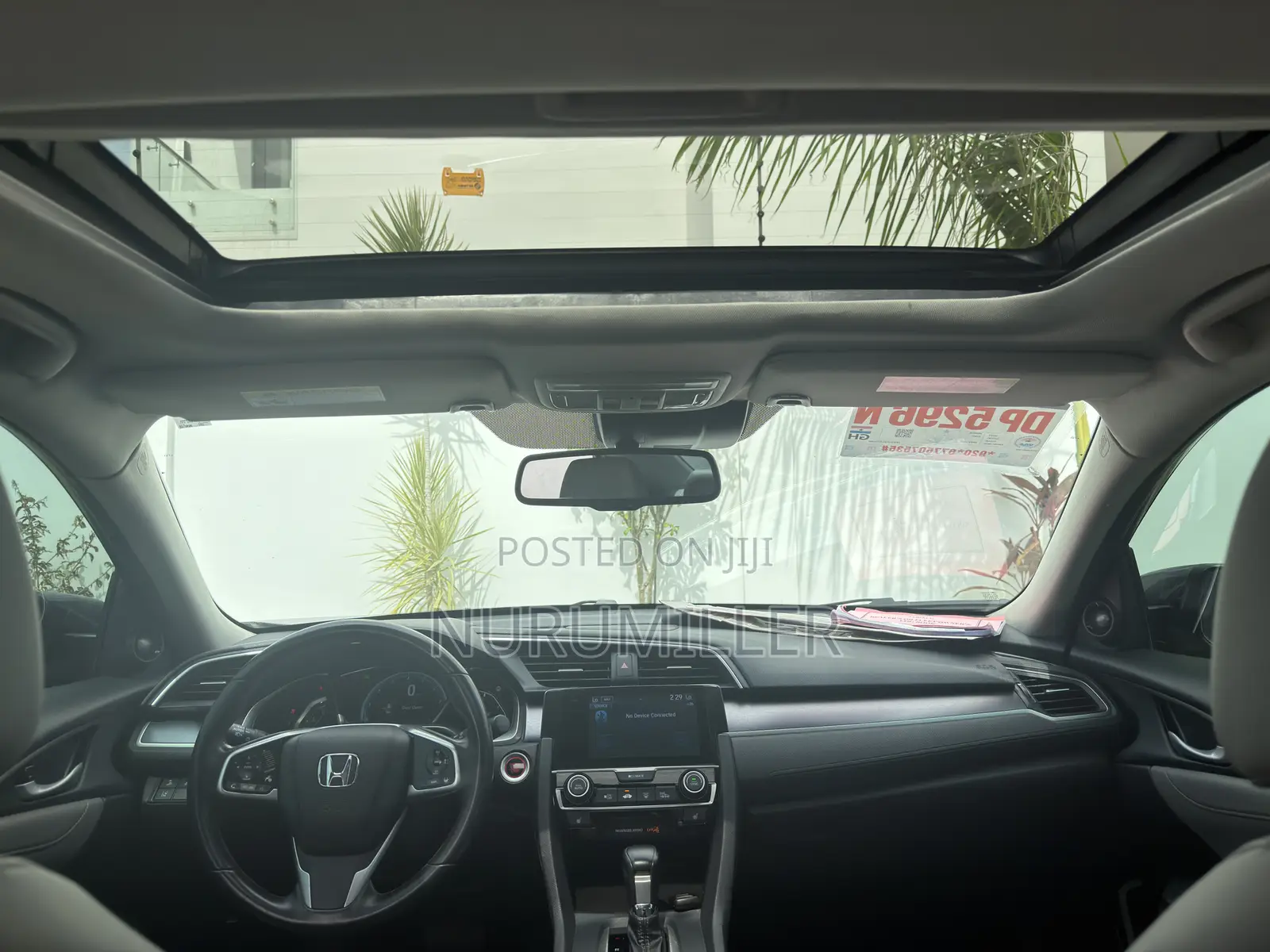 Honda Civic Touring Sedan 2018 Gray