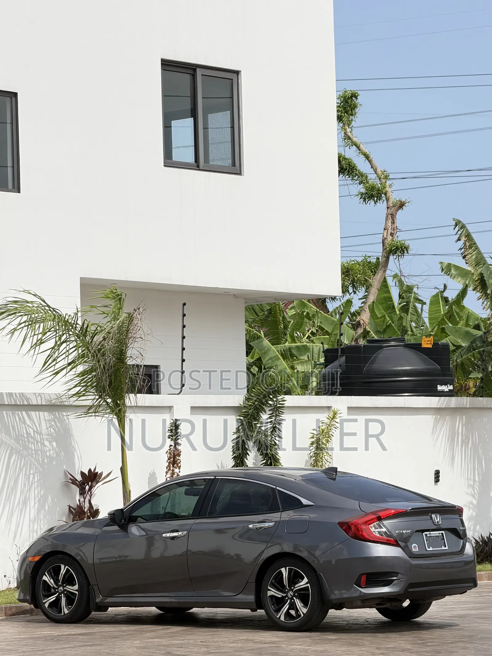 Honda Civic Touring Sedan 2018 Gray