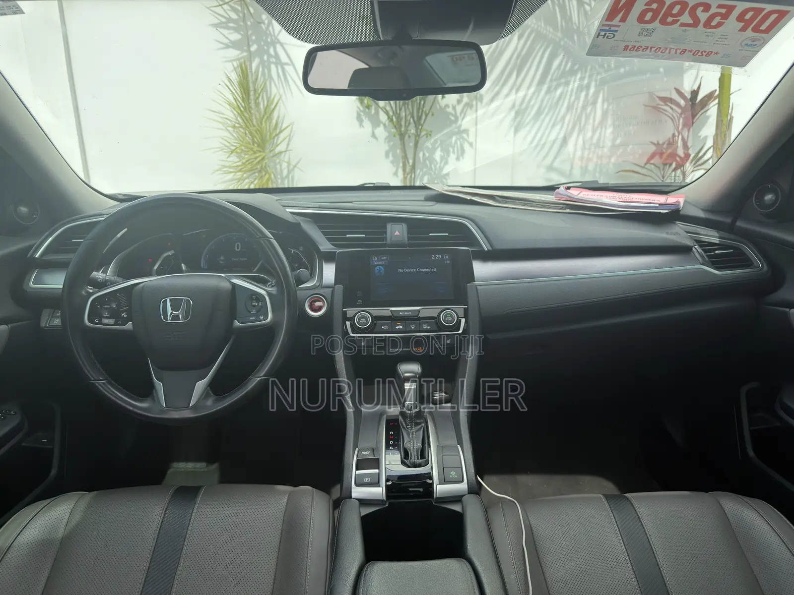 Honda Civic Touring Sedan 2018 Gray