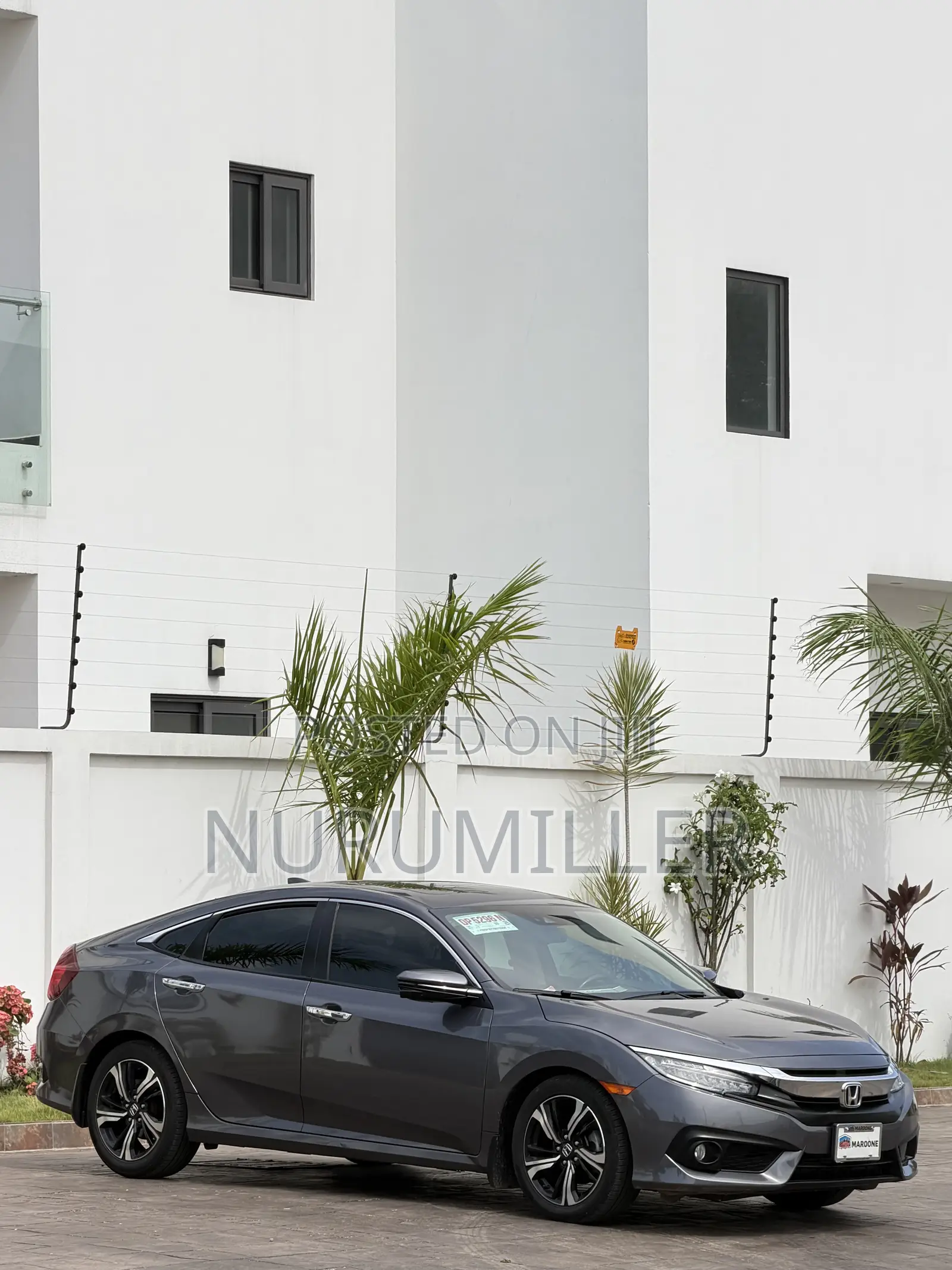 Honda Civic Touring Sedan 2018 Gray