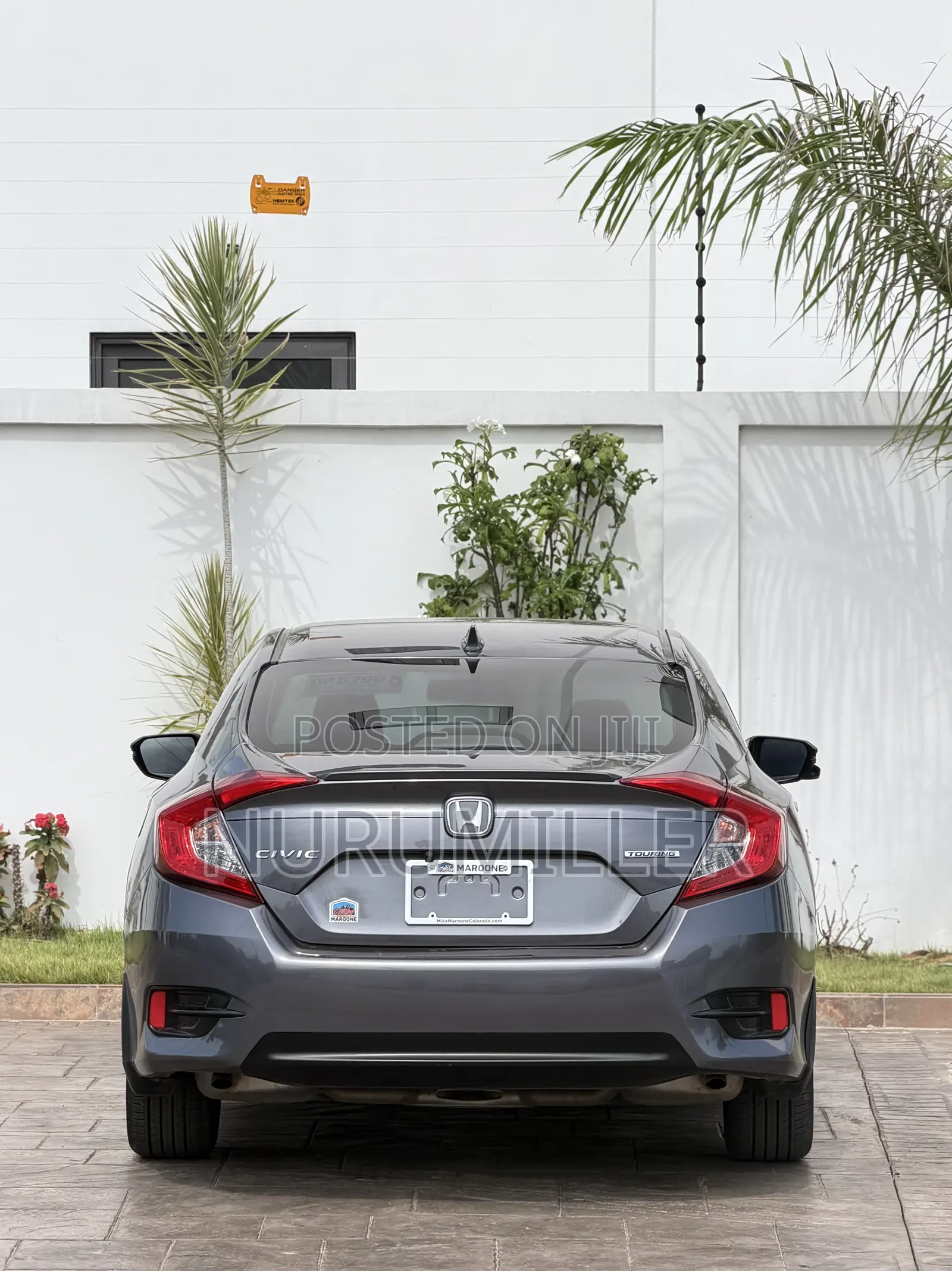 Honda Civic Touring Sedan 2018 Gray
