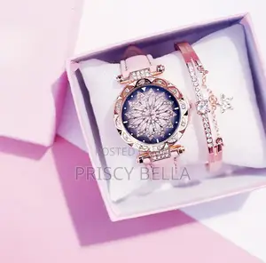 Luxury Diamond Women’S Watch With Bracelet