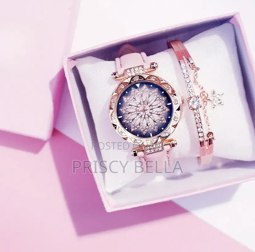 Luxury Diamond Women’S Watch With Bracelet