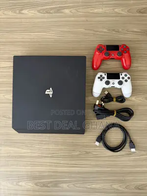 Ps4 Pro 1tb With Fc26 and More Latest Games 2 Controllers