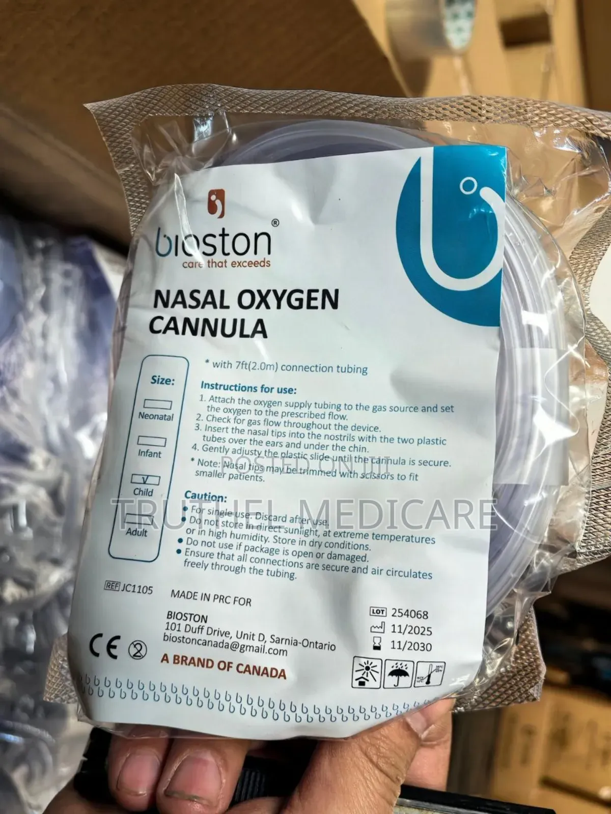 Nasal Oxygen Cannula