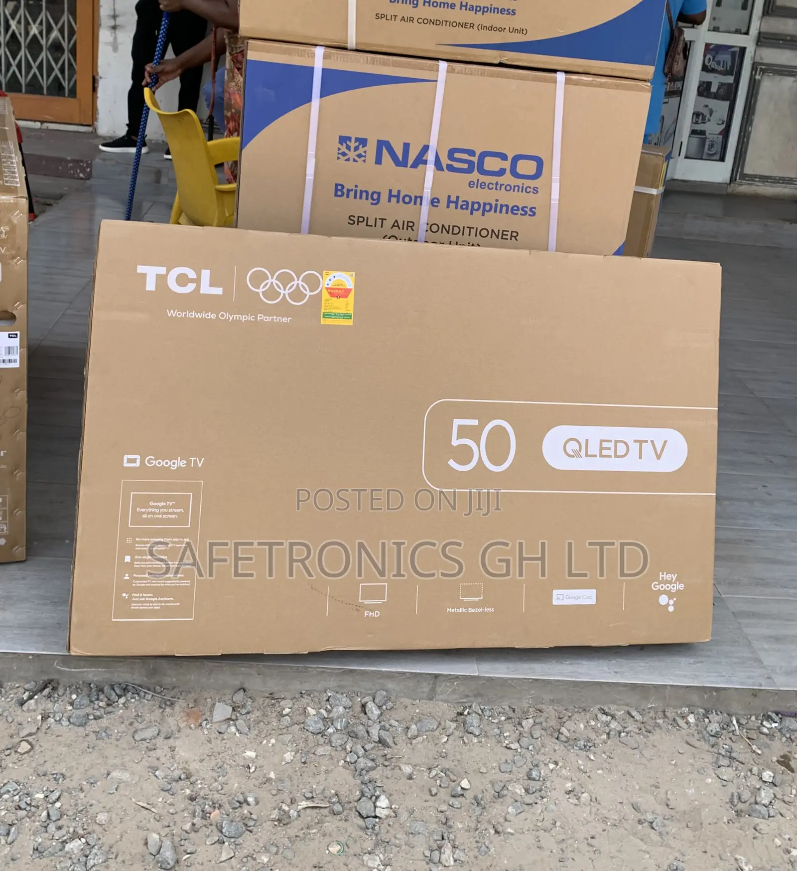 Order Qled TCL 50 Inch Smart Frameless Uhd Android 50s5k Tv