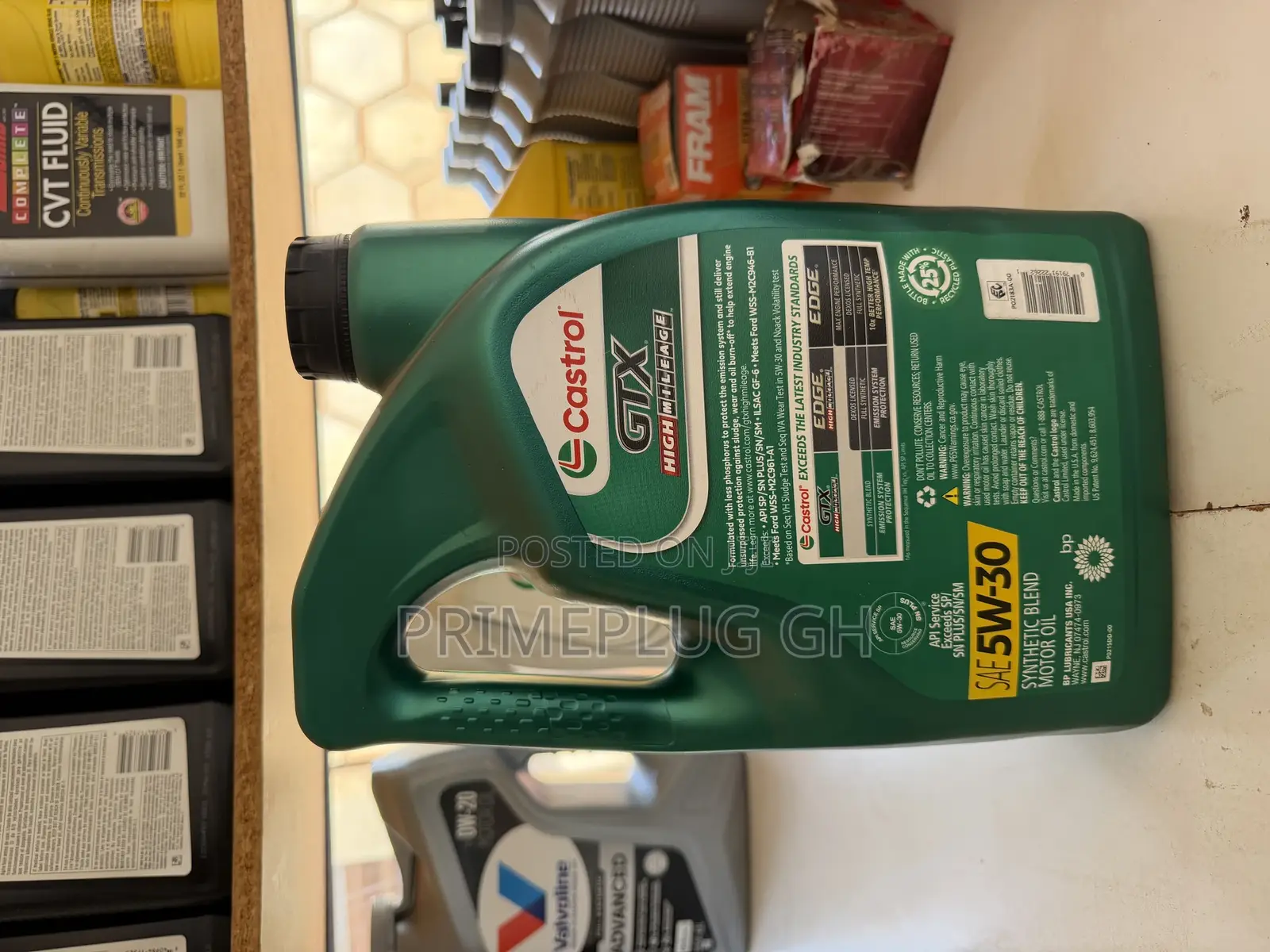 Castro Gux High Mile/a/Ge Emission System Protection High Mileage Oil