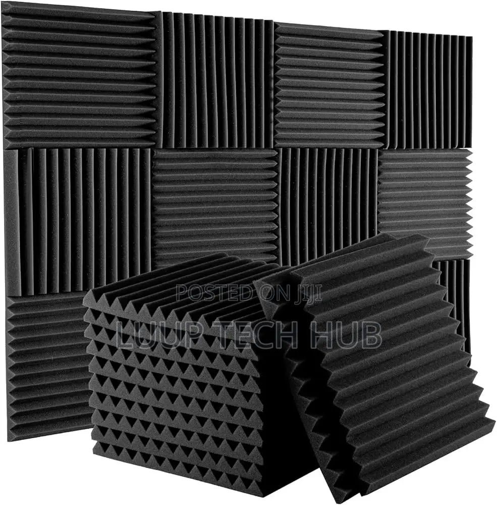 12 Pieces Studio Acoustic Foam Panels