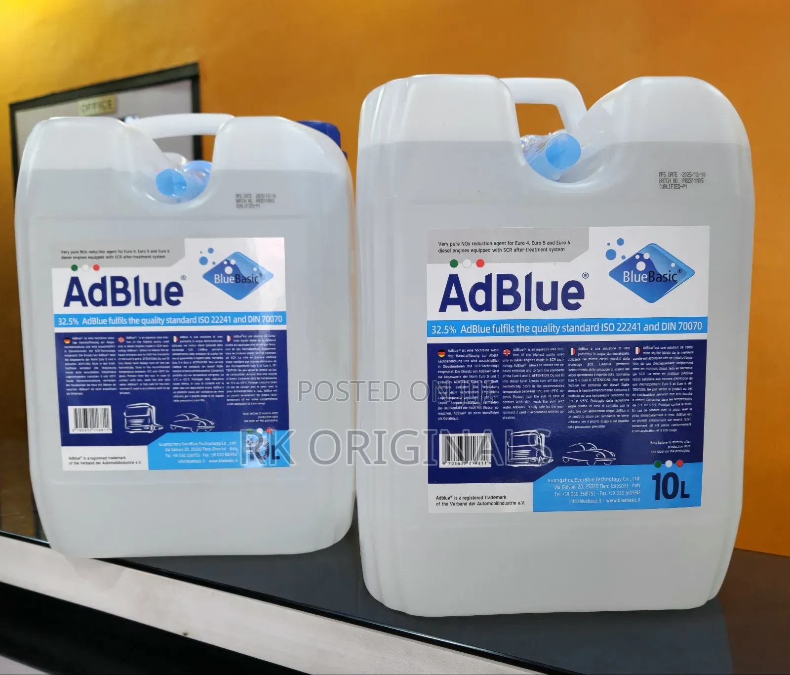 Adblue 10l Diesel Exhaust Fluid With SCR