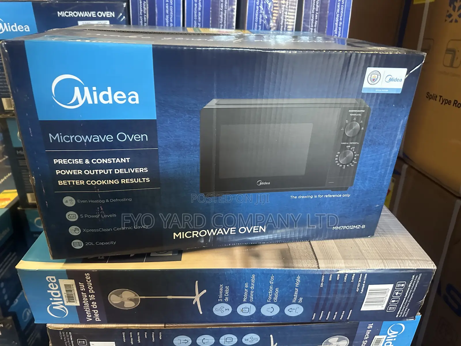 Microwave Oven 20l, 700w, Black