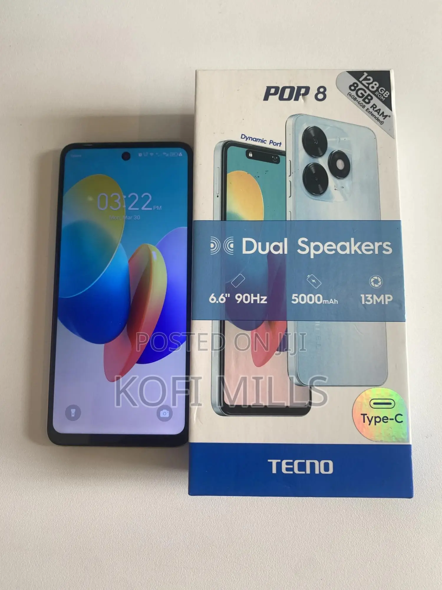 Tecno Pop 8 128 GB Green
