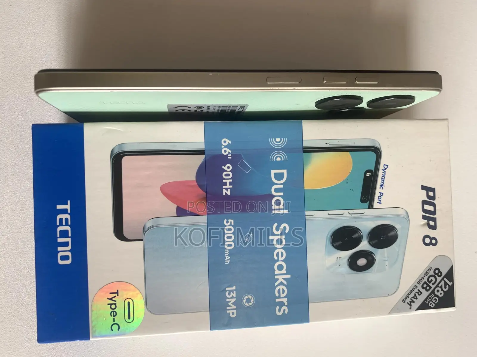 Tecno Pop 8 128 GB Green