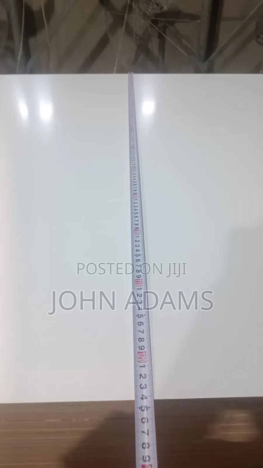 18mm Semi-Gloss Laminated Plywood 1220×2440 | Off White Dark Grey