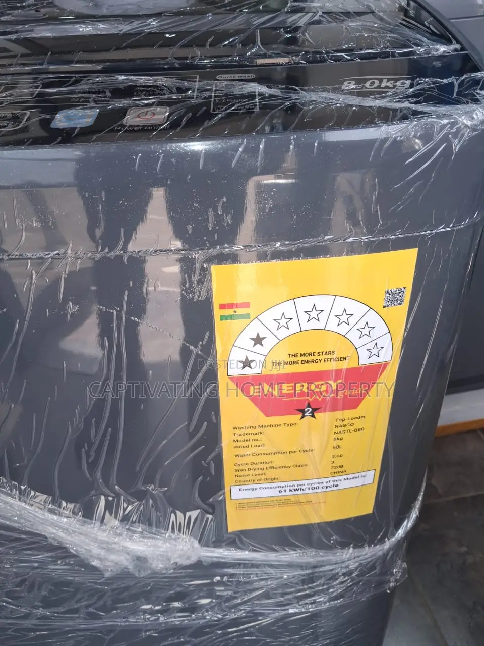 Nasco Washing Machine (8kg)