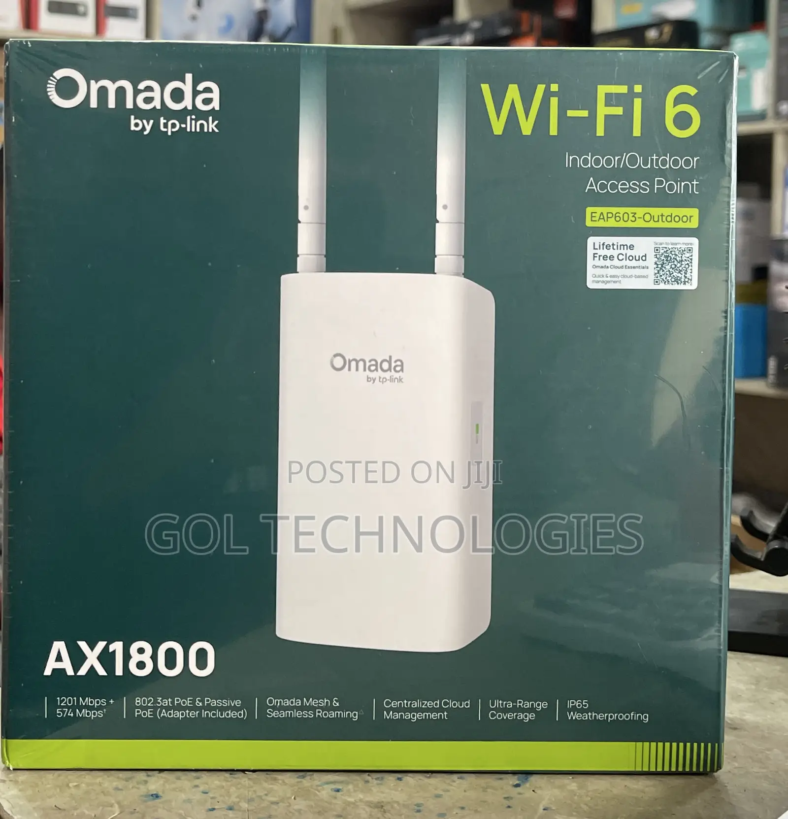 Tp-Link Wifi 6 Indoor/Outdoor Access Point Eap603-Outdoor Ax1800