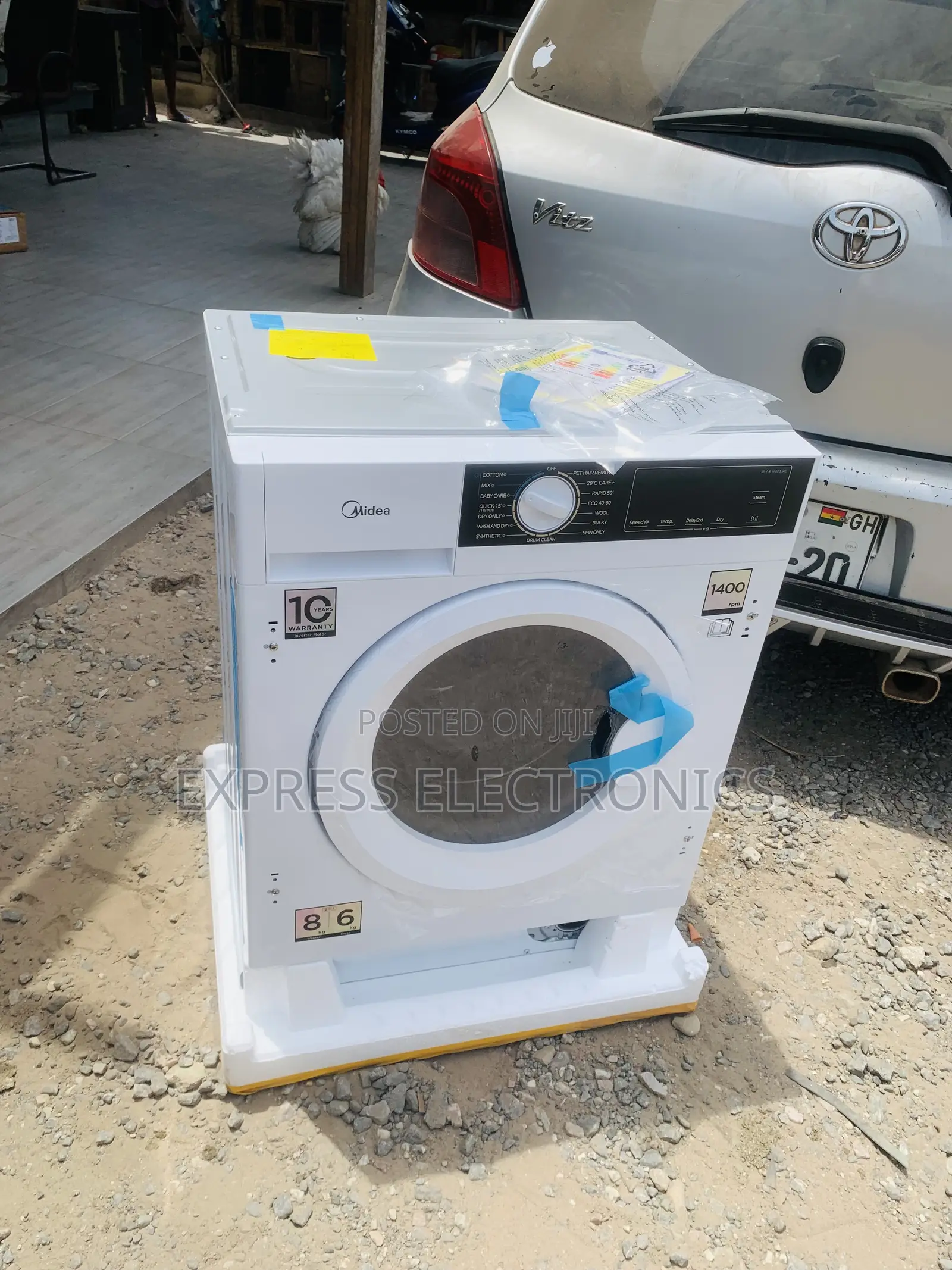 Text Us for Your Mfa06d80b/W 8/6kg Front Load Fully Automatic