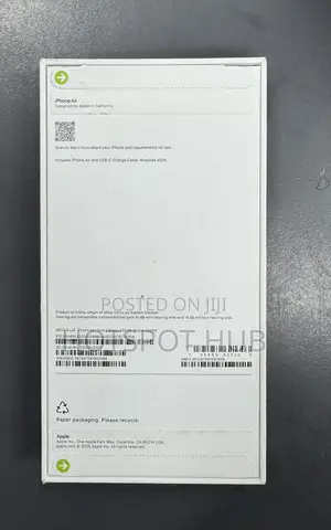 New Apple iPhone Air 256 GB Black