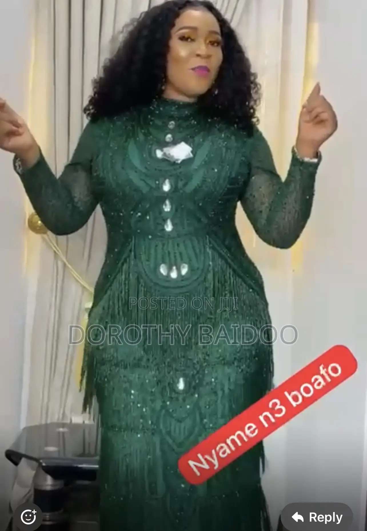 Purely Gold Beaded Dress for Every Occasion