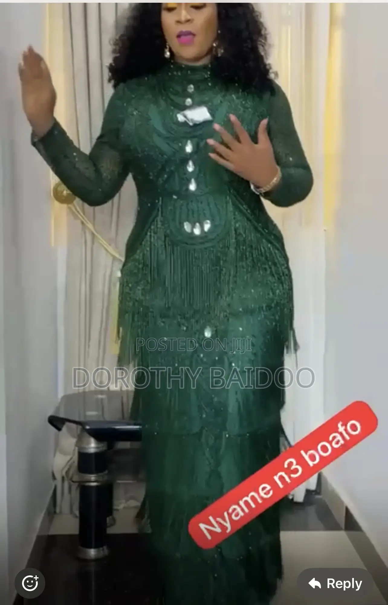 Purely Gold Beaded Dress for Every Occasion