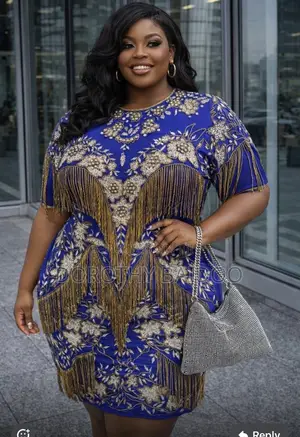 Gold My Body Dress for Ladies