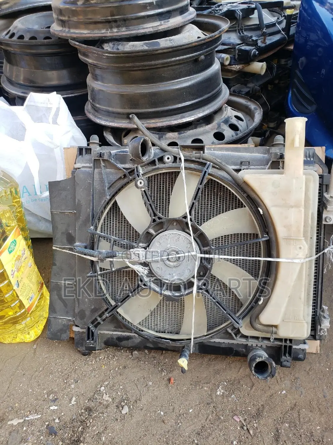 Radiator,Fan and Condensor (Yaris 07-2012)